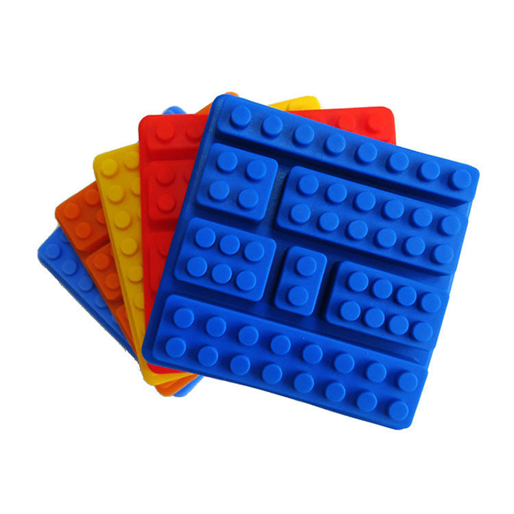 Puzzle Silicone Building Block Ice Tray Ice Mold Size Square Mold