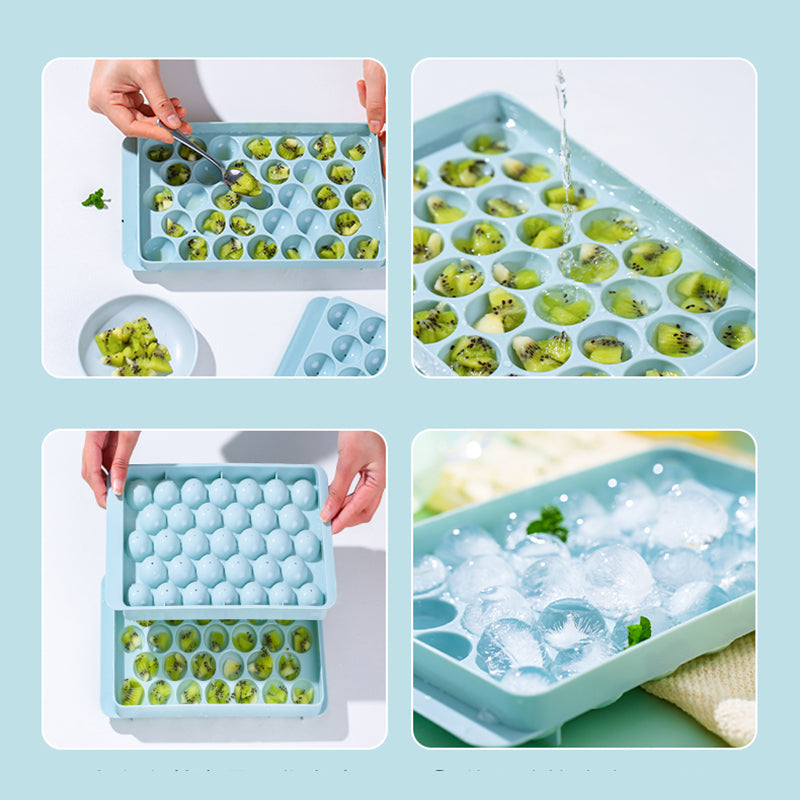 Ice Tray 3D Round Ice Molds Home Bar Party Use Round Ball