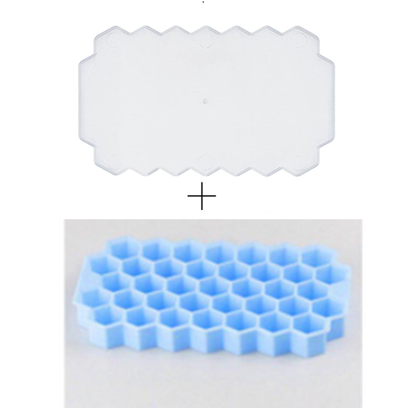 Honeycomb silicone ice tray