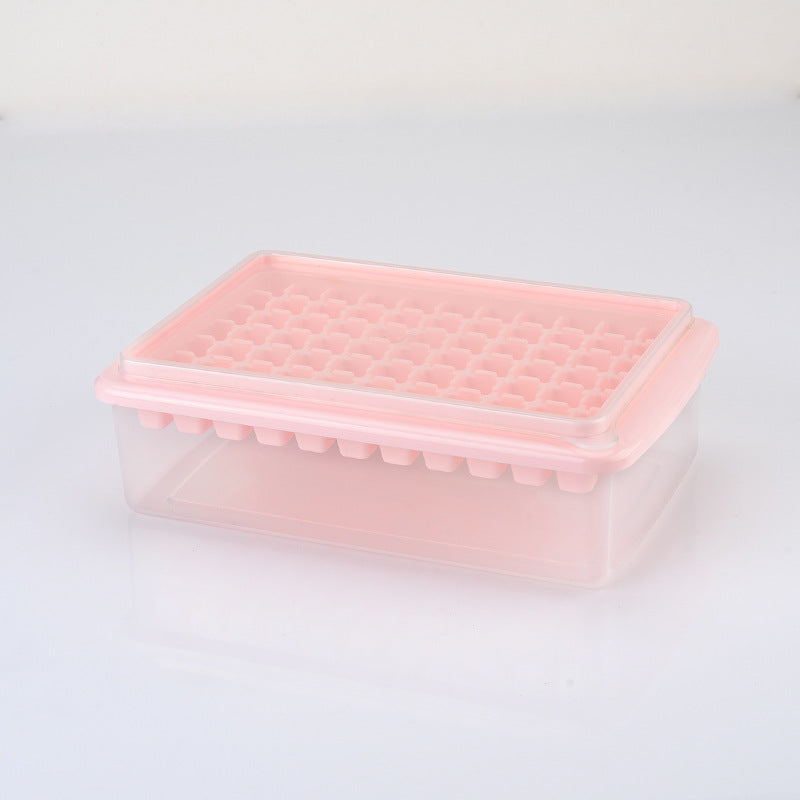 Fashionable Ice Tray With Fresh-keeping Box Multi-cell Ice Box Homemade Ice Shovel