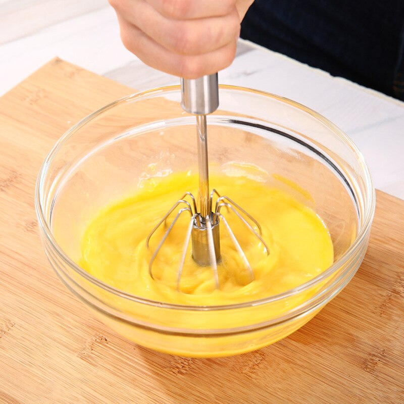 Stainless Steel Whisk Manual Mixer Kitchen Bar