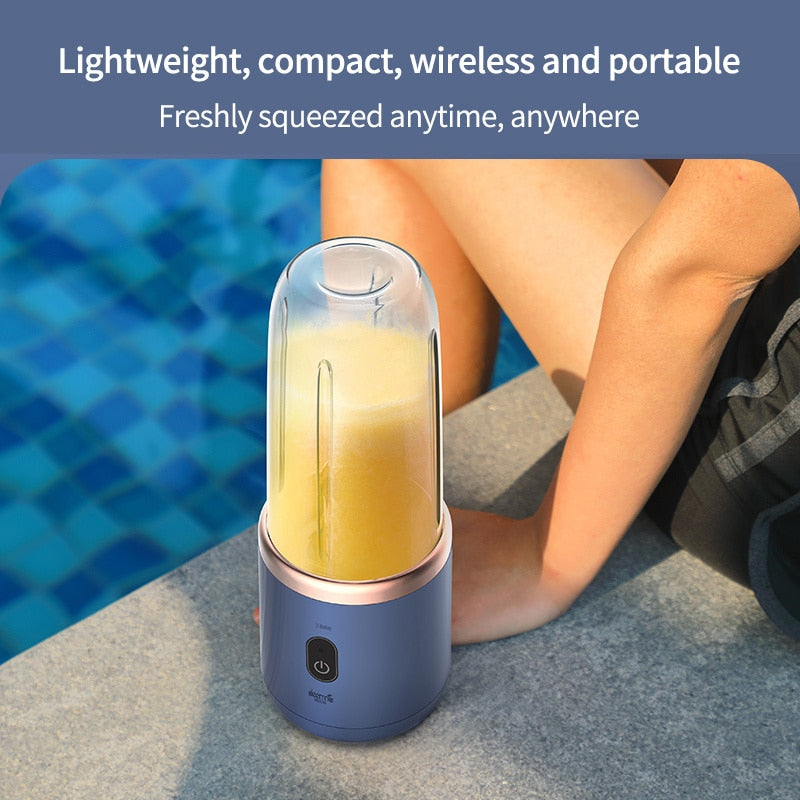 Portable Blender Electric Juicer Automatic Multipurpose