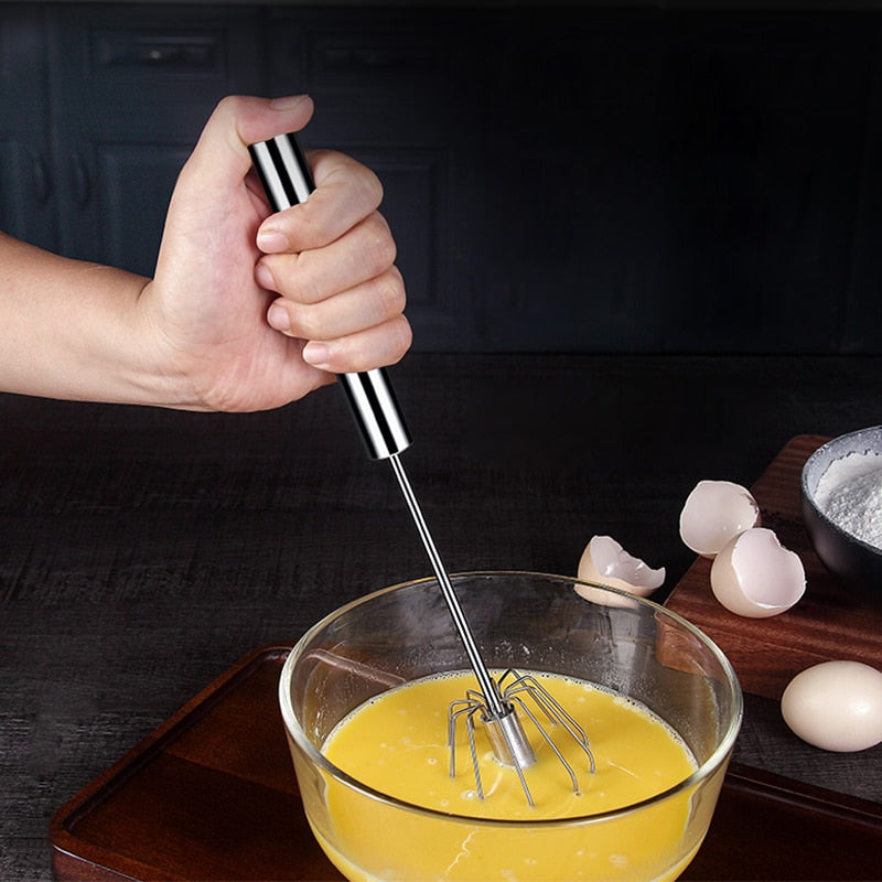 Stainless Steel Whisk Manual Mixer Kitchen Bar