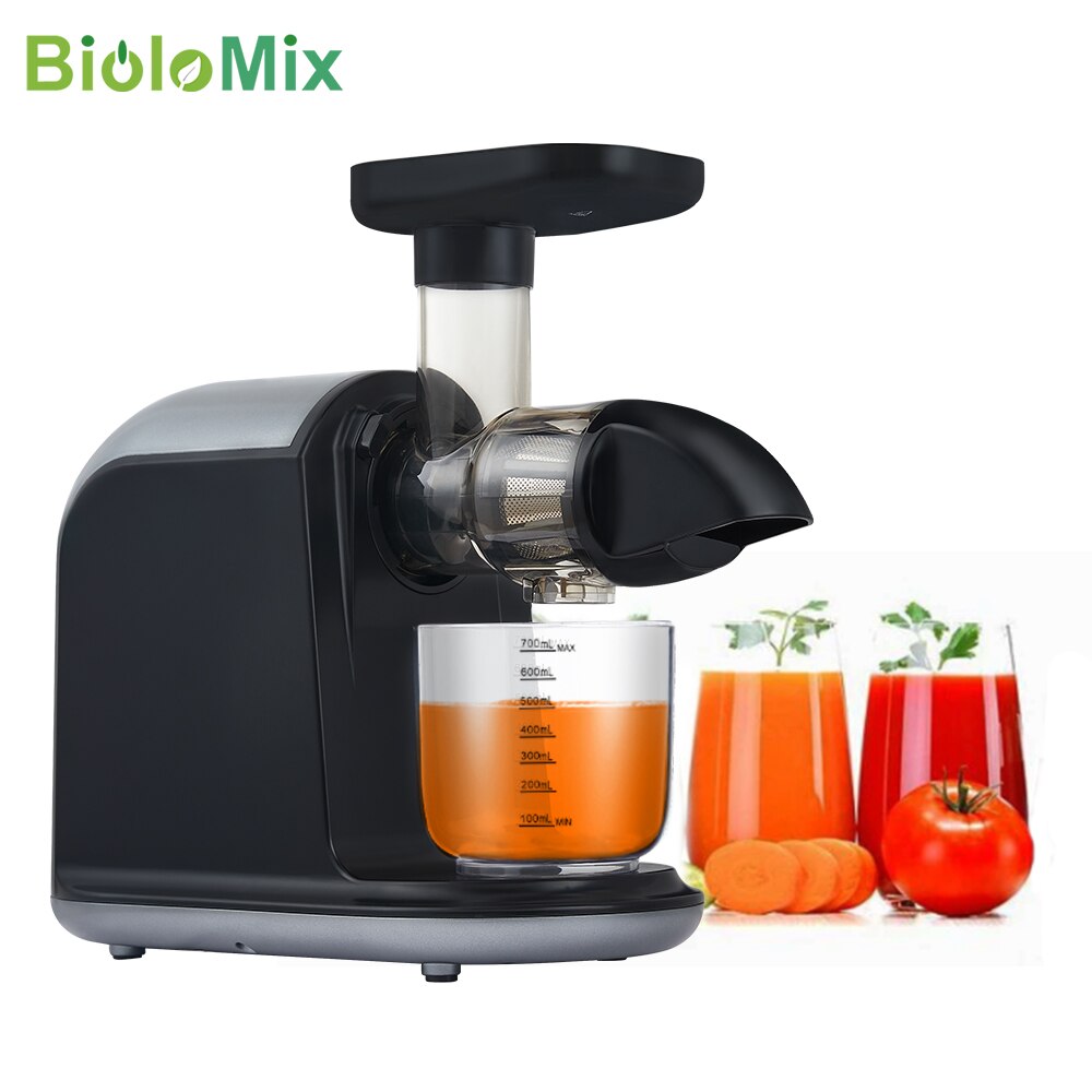 Slow Juicer Extractor with Quiet Motor Reverse for High Nutrient