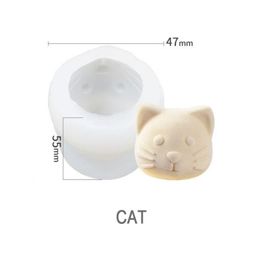 Ice Cube Mold Silicone Cute Animal Ice Cube Mold