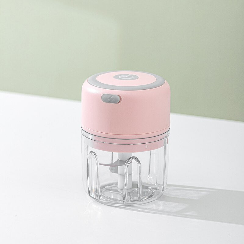 Electric Garlic Masher Garlic Press Vegetable Chili Meat Food processor