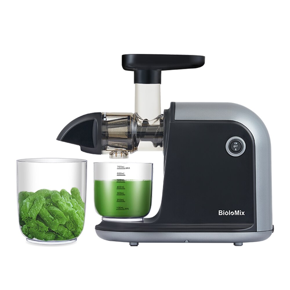 Slow Juicer Extractor with Quiet Motor Reverse for High Nutrient