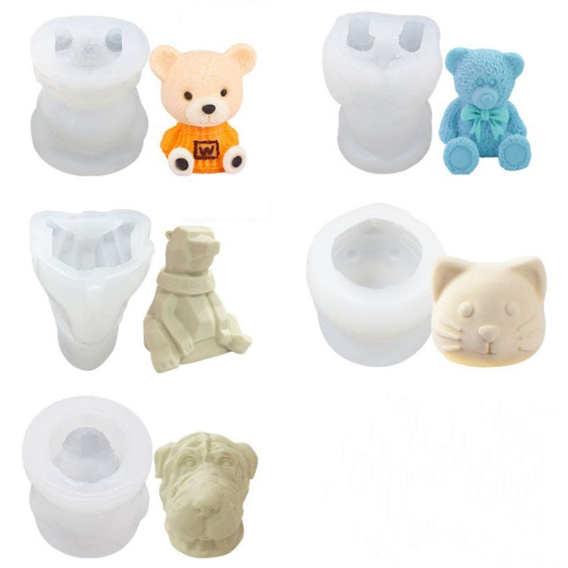 Ice Cube Mold Silicone Cute Animal Ice Cube Mold