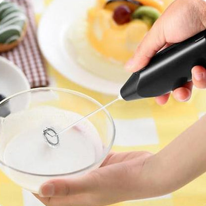 Stainless Steel Egg Beater Handheld Blender Milk Foamer
