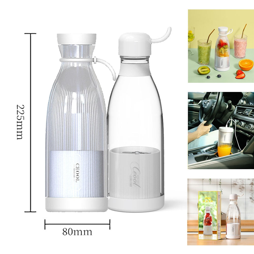 Portable Electric Juicer Wireless Accompanying Juice