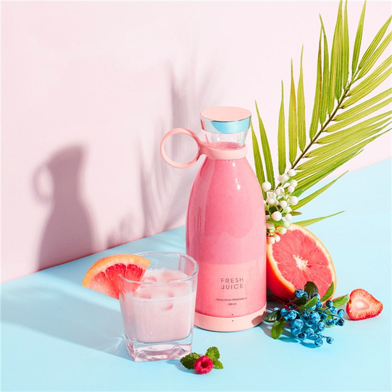 Portable Juice Cup Electric Mini Fruit Mixers Food Milkshake Maker