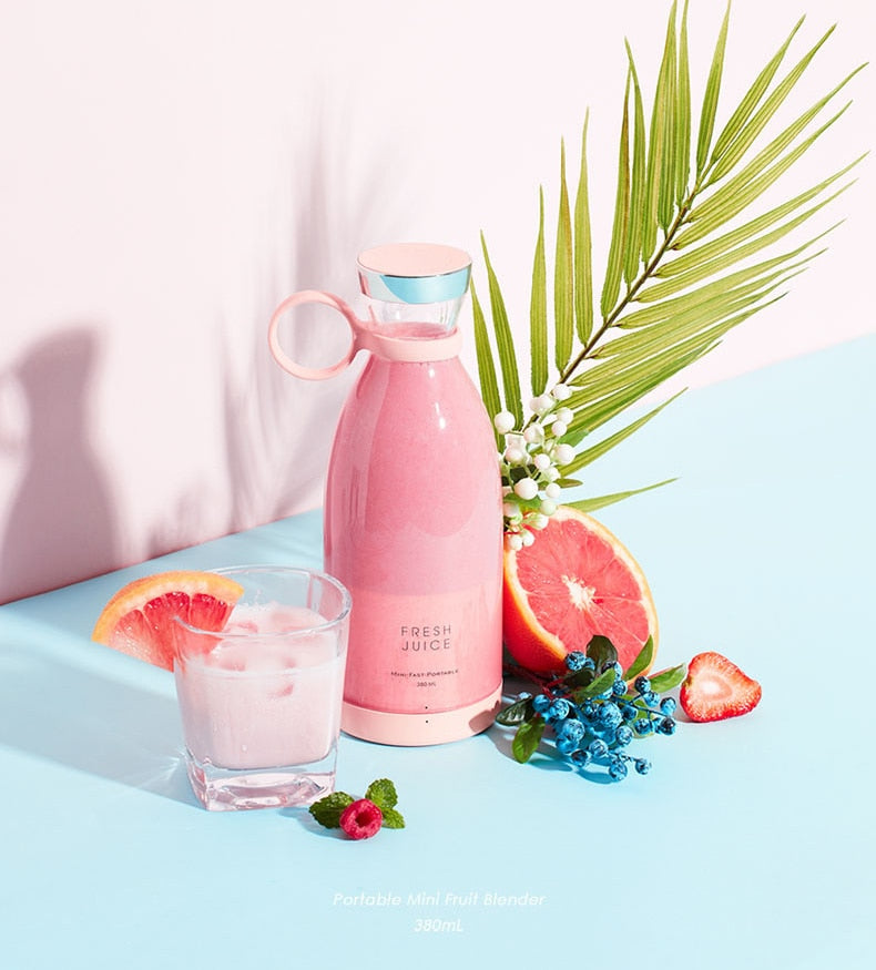 Portable Electric Juicer USB Rechargeable Fruit Blender