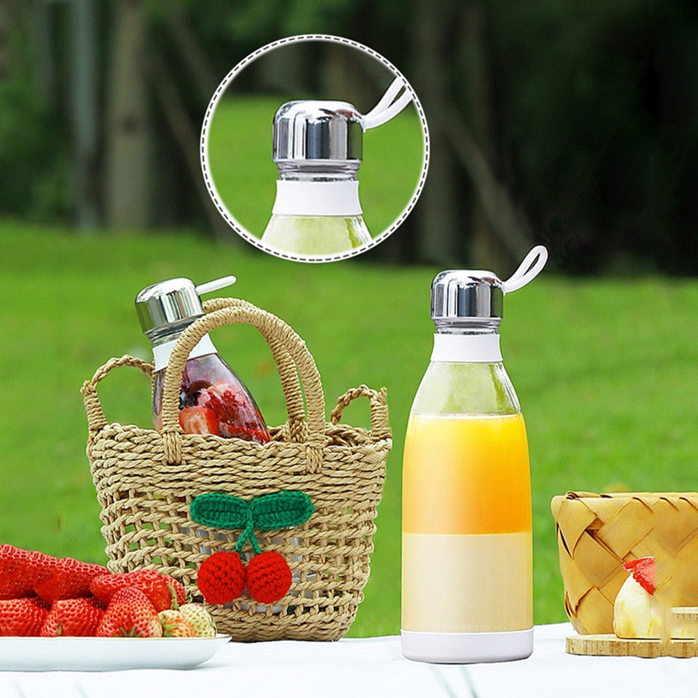 Portable Blender Smoothie Mini Orange Juicer Smoothie Blender Bottle