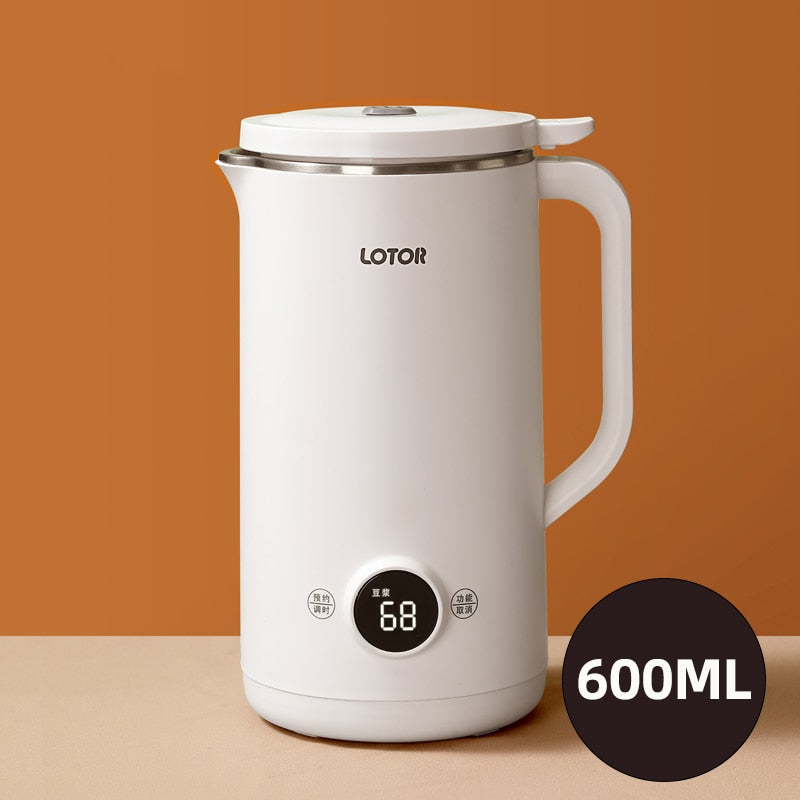 600ml Mini Soybean Milk Machine Electric Juicer Automatic Heating Cooking