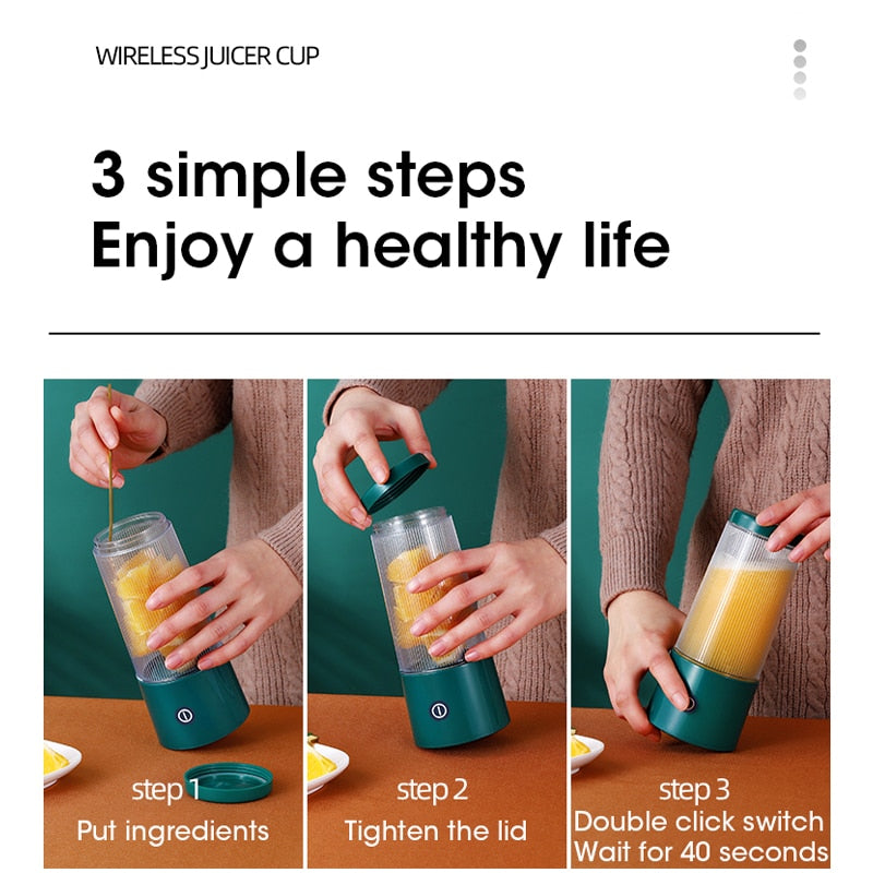 Portable Blender Hand Mixer Electric Blender Kitchen