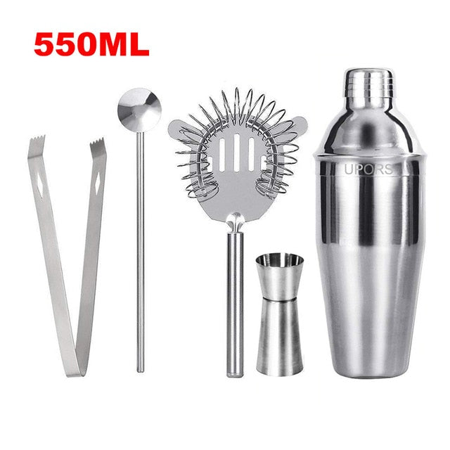 Cocktail Shaker Stainless Steel  Eco-Friendly Kit Bartender