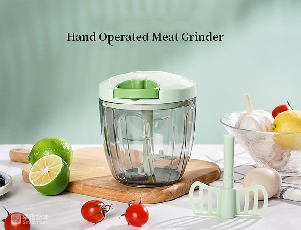 Powerful Meat Grinder Hand-power Shredders & Slicers Mixer Blender