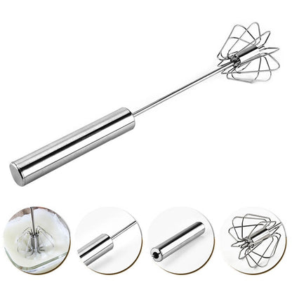 Semi-automatic Mixer Rotate Hand Egg Beater Blender Whisk Hand Mixer