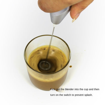 Electric Milk Coffee Maker Hand Mixer Cappuccino Ground Foam Blender