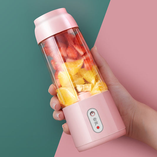 Portable Blender 10Oz USB Rechargeable Juicer Cup Smoothie Shakes Fruit Extractors Food Milkshake Juice Maker Machine 300ml