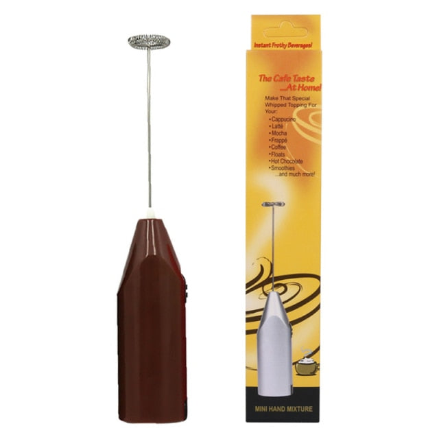 Milk Foamer Coffee Whisk Mixer Handle Stirrer Cappuccino