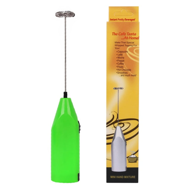 Milk Foamer Coffee Whisk Mixer Handle Stirrer Cappuccino