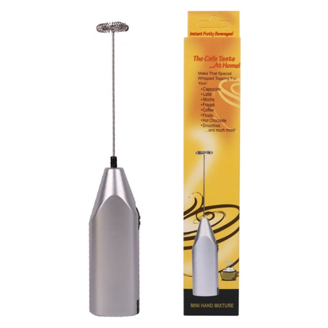 Milk Foamer Coffee Whisk Mixer Handle Stirrer Cappuccino