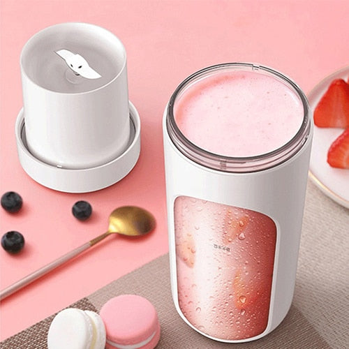 Wireless Juicer USB Rechargeable Smoothie Squeezer Kitchen Electric Mixer