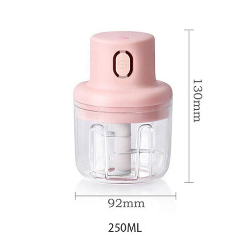 Electric Garlic Press Wireless portable food processor Mini Grinder