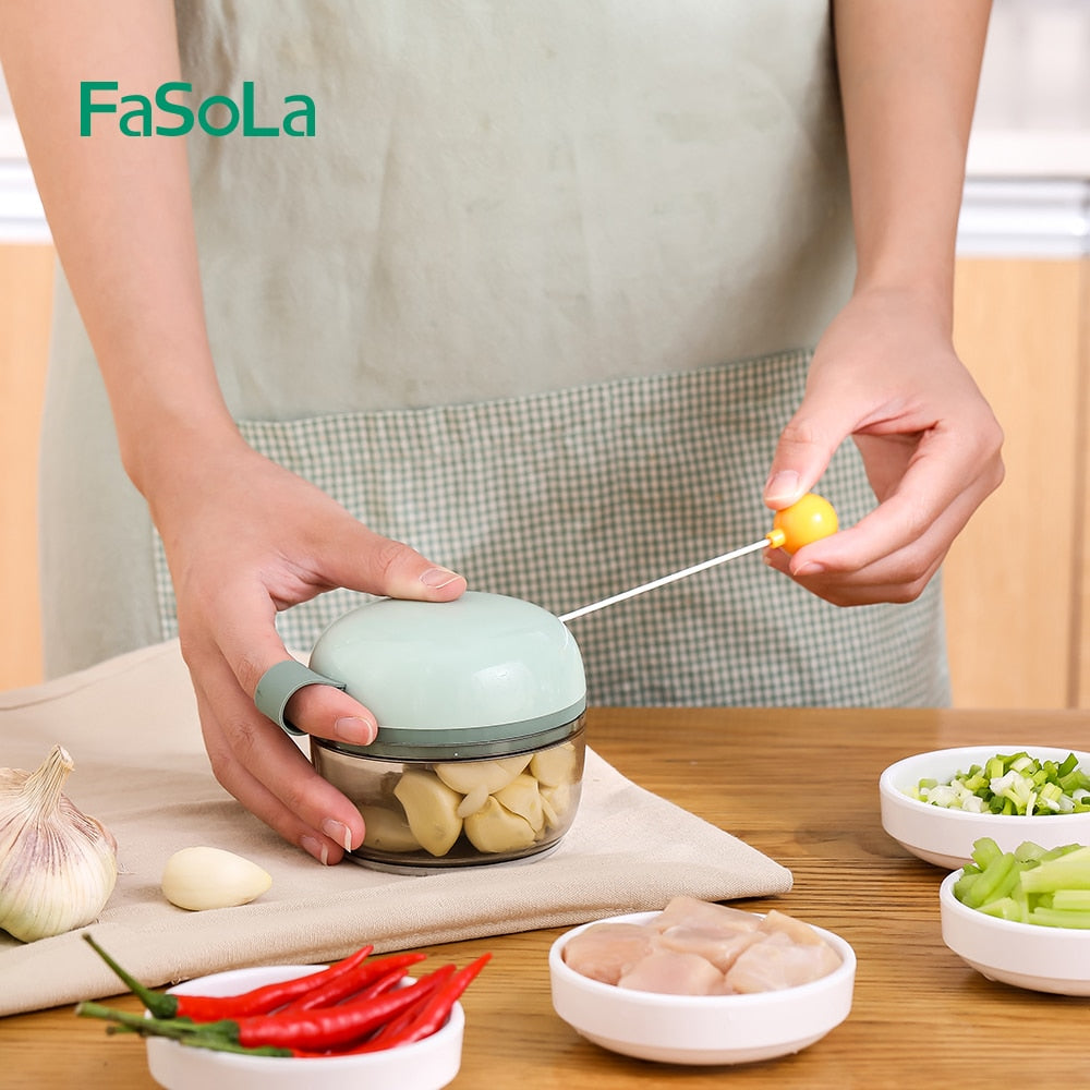 Kitchen Accessories Mini Manual Meat Grinder Food Processor Fruits Press