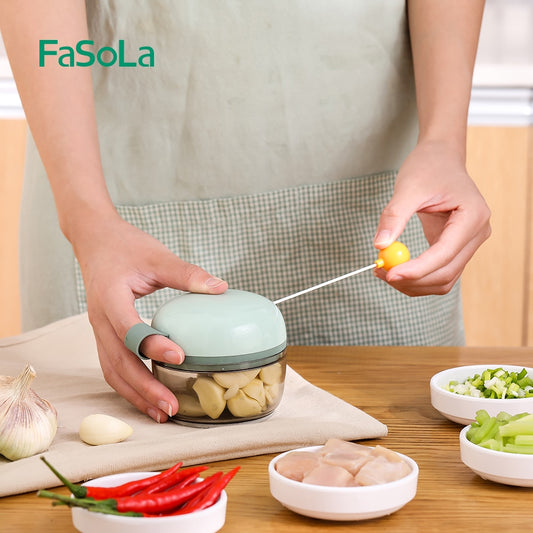 Kitchen Accessories Mini Manual Meat Grinder Food Processor Fruits Press