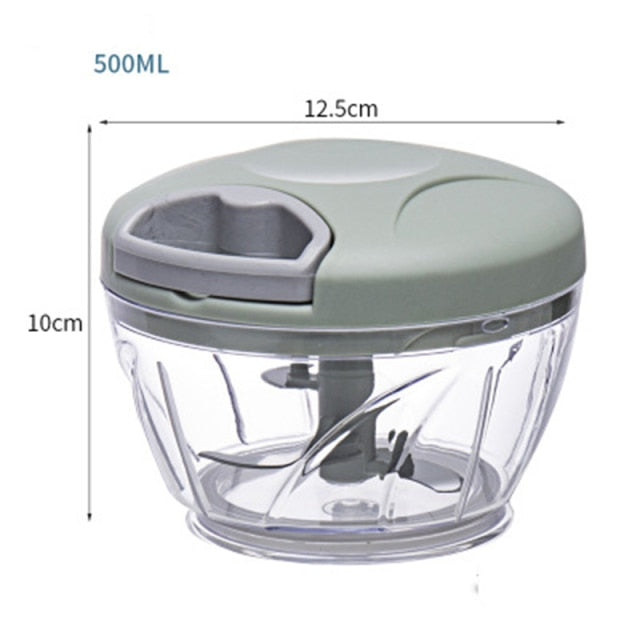 Garlic Chopper Manual Rotate Vegetable Cutter Manual chopper grinder mincer