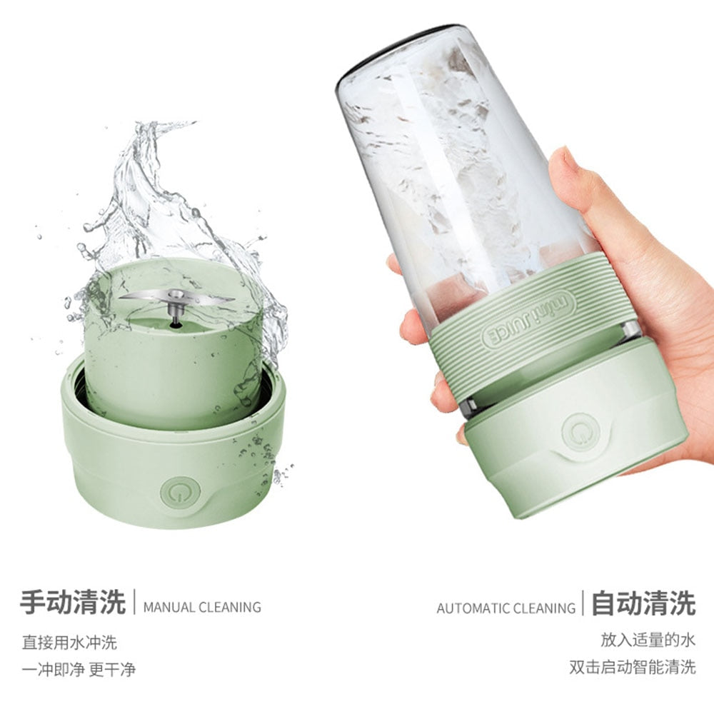 300ML Portable Juicer Electric Smoothie Machine Ice Crushing