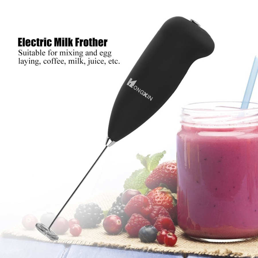 Electric Milk Frother Coffee Latte Mixer Blender Drink Stirrer