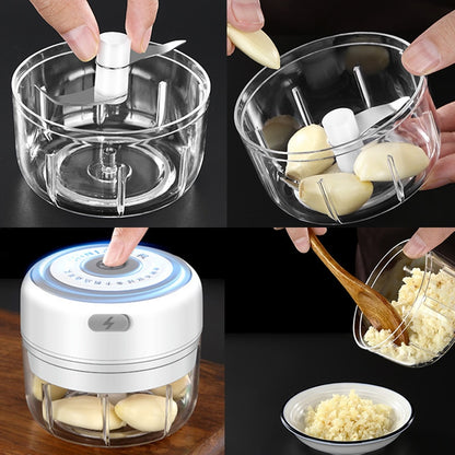 Electric Food Mixer Mini Garlic Chopper