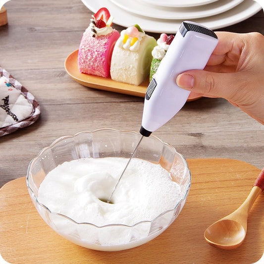 Mini Portable Blend Whisk Electric Whisk Foaming Drink Mixer