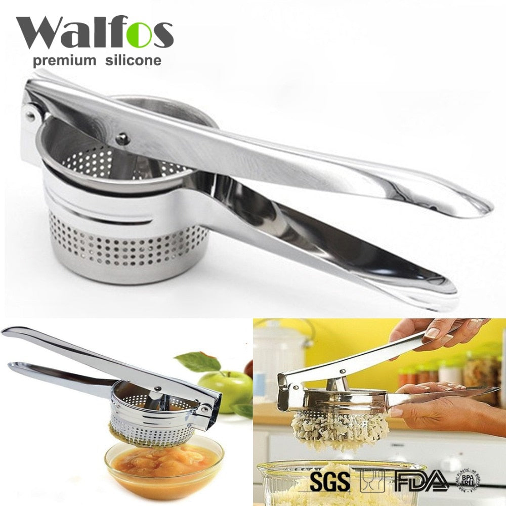 Stainless Steel Fruit Vegetable Press Juicer Potato Mashers & Ricers