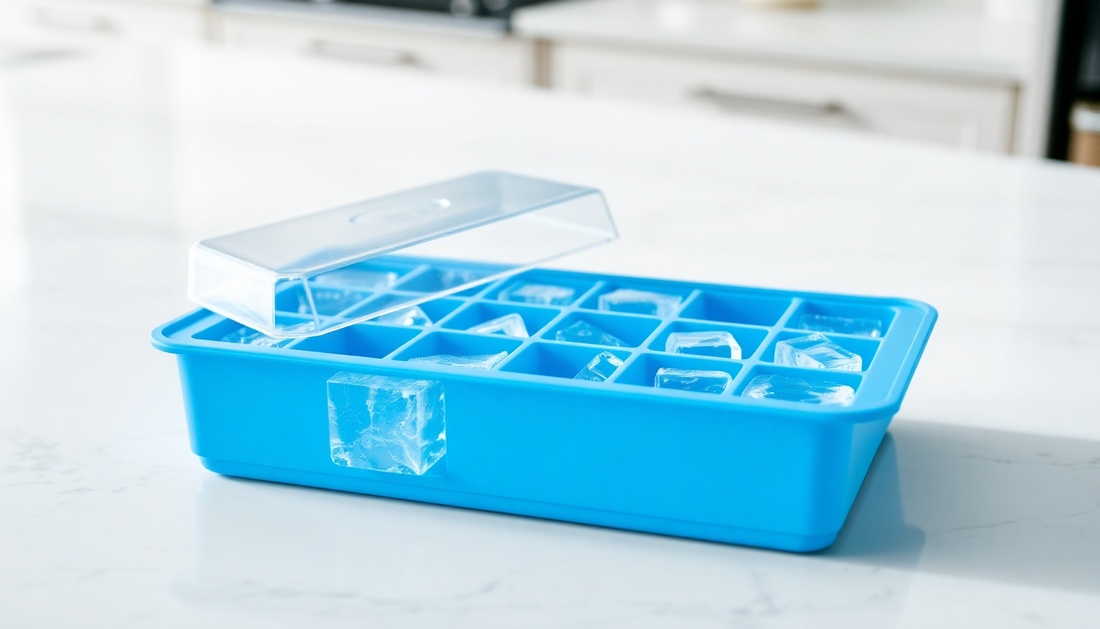 Elevate Your Beverage Game with the Household Silicone Square Ice Tray from BlenderJuice.com