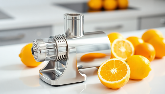 Unleash the Power of Fresh Citrus: Discover the Versatile Stainless Steel Lemon and Orange Squeezer