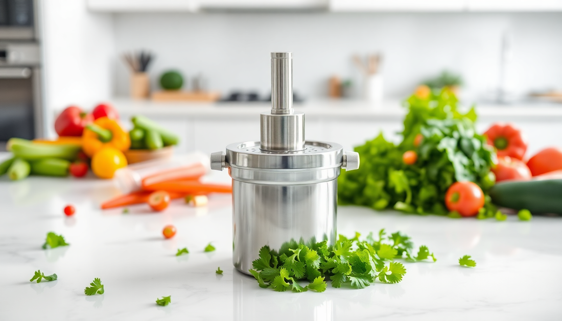 Elevate Your Culinary Experience with the Multi-function Hand-rotating Push-type Vegetable Cutter from BlenderJuice.com