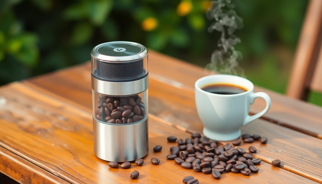 Unlock the Flavor: Discover the Portable Coffee Grinder Electric USB Rechargeable at BlenderJuice.com