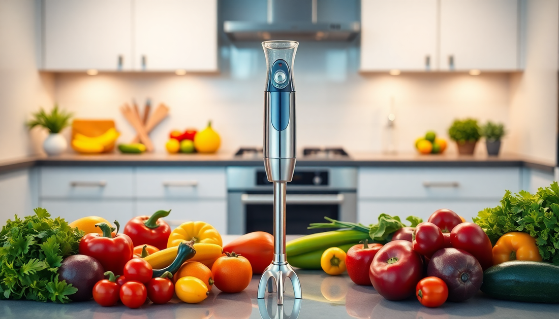 Unlock the Power of Quick Kitchen Prep with the QCOOKER CD-HB01 Electric Hand Blender