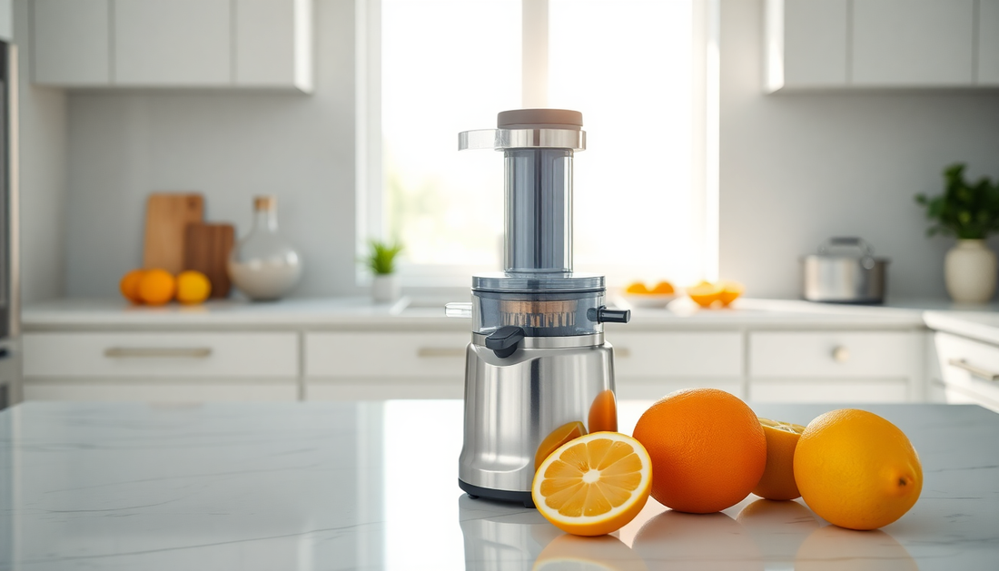 Unlock the Power of Portable Citrus Juicing with the Stainless Steel Manual Fruit Juicer from BlenderJuice.com