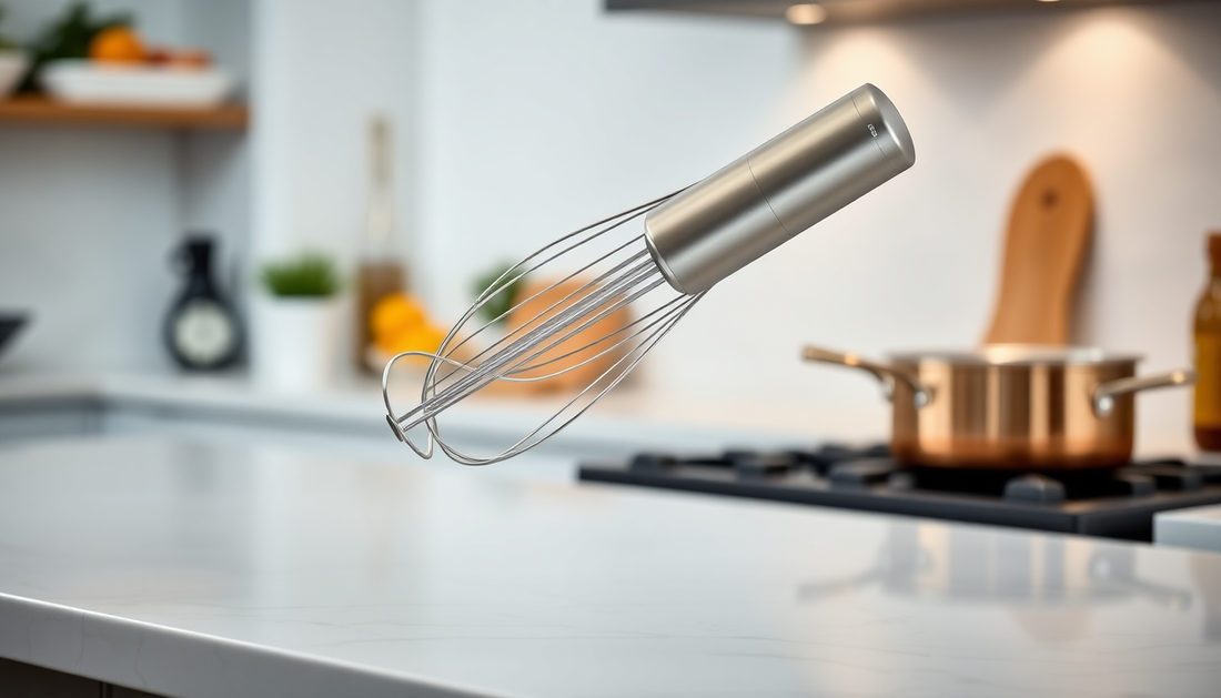 Elevate Your Kitchen with the Stainless Steel Hand-held Household Kitchen Electric Whisk from BlenderJuice.com