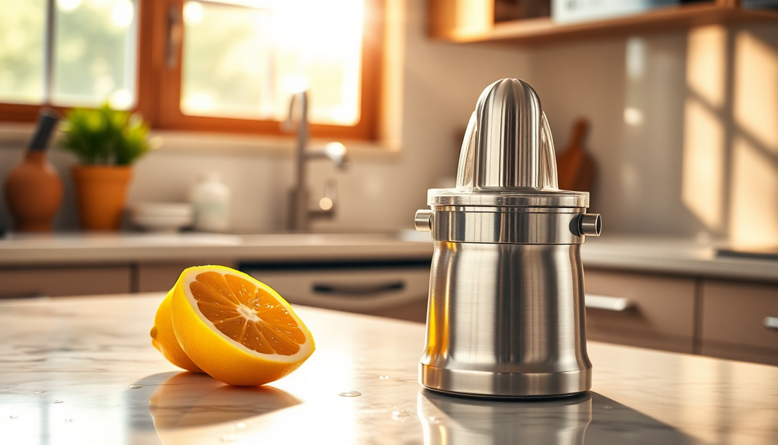 Squeeze the Most Out of Your Citrus with the Mini Portable Manual Juicer from BlenderJuice.com