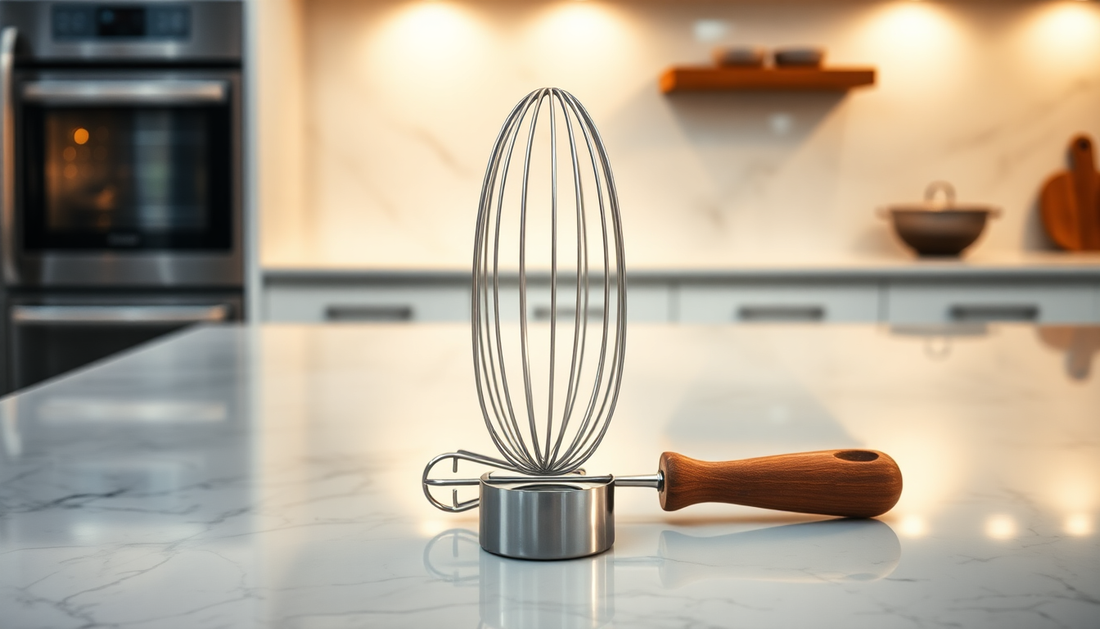 Elevate Your Culinary Creations with the Stainless Steel Egg Beater from BlenderJuice.com