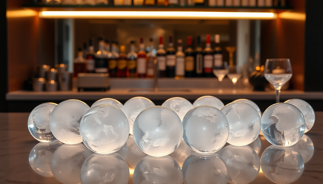 Elevate Your Drinks with Spherical Ice Perfection: Discover the Ice Tray 3D Round Ice Molds at BlenderJuice.com