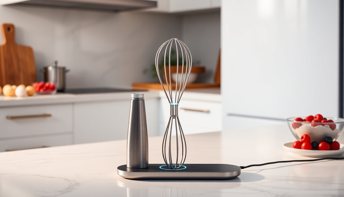 Revolutionize Your Kitchen with the Wireless Handheld Charging Whisk from BlenderJuice.com