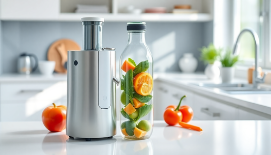 Discover the Convenience of Portable Juicing with the USB Rechargeable Glass Bottle Juicer from BlenderJuice.com