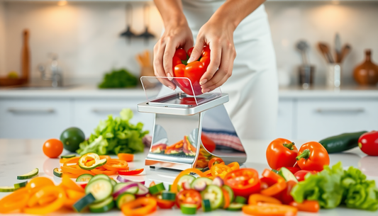 Revolutionize Your Meal Prep with the Multifunctional Vegetable Cutter Grater from BlenderJuice.com